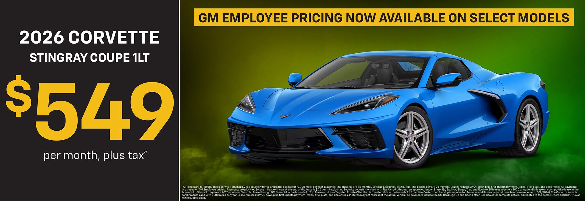 2026 Corvette Stingray Coupe 1LT