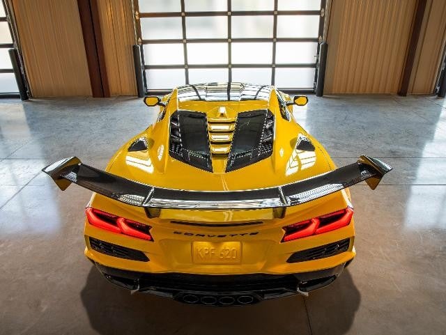 Yellow Corvette Back