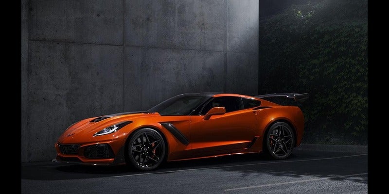 Chevrolet Corvette ZR1 Parked in building